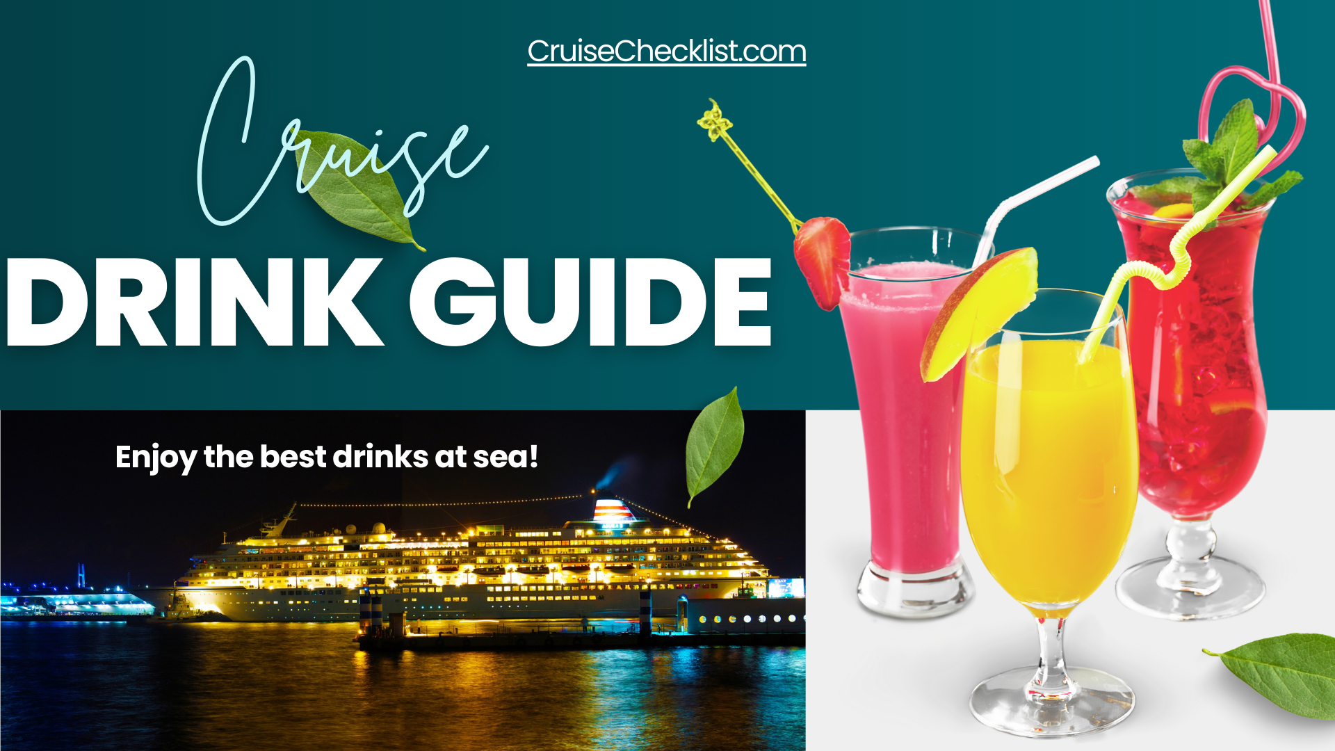 Cruise Drink Guide – cocktails on deck