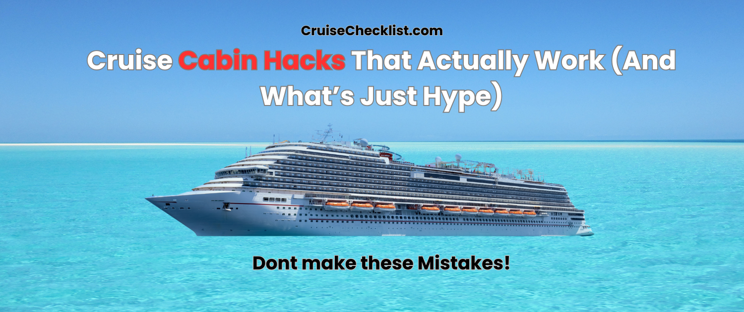 Small cruise cabin organization ideas and storage hacks