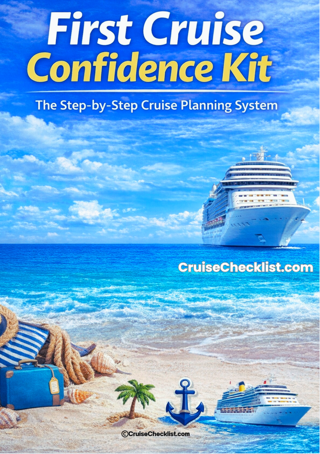 First Cruise Confidence Kit cover printable cruise planning checklist