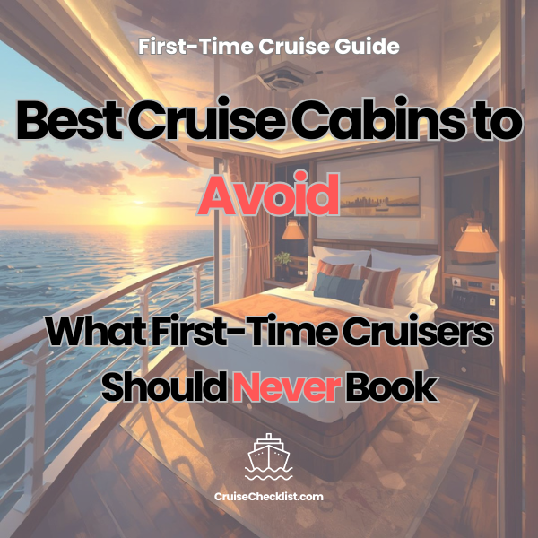 Best cruise cabins to avoid for first-time cruisers