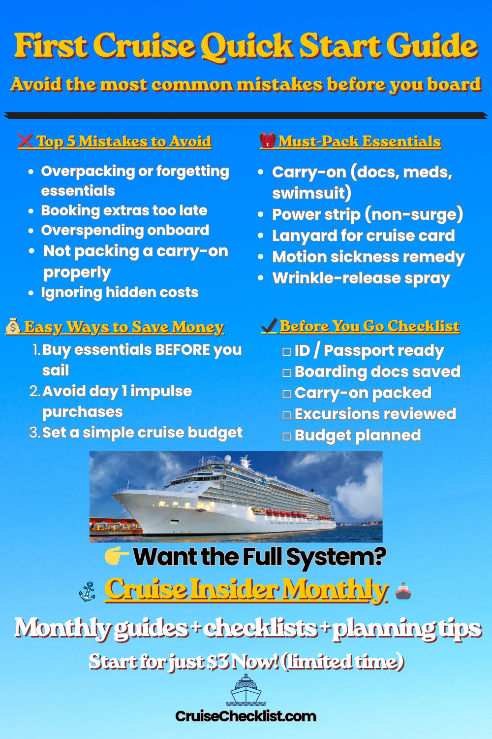 Cruise planning guide preview