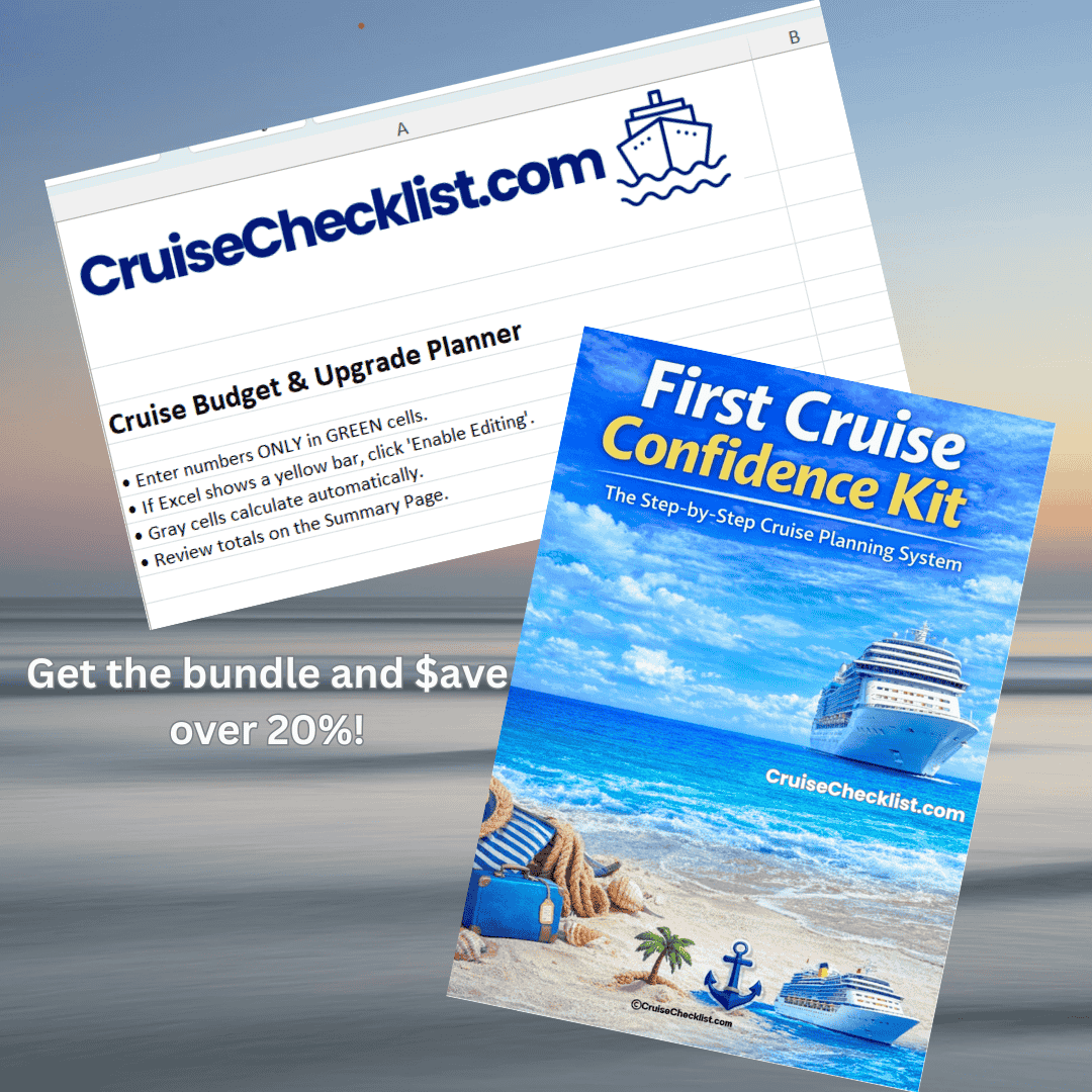 Cruise Budget Planner and First Cruise Confidence Kit bundle