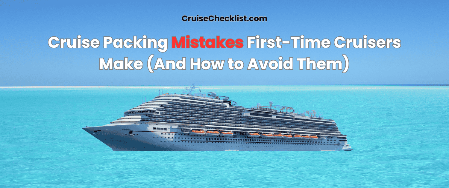 Cruise packing mistakes first time cruisers make