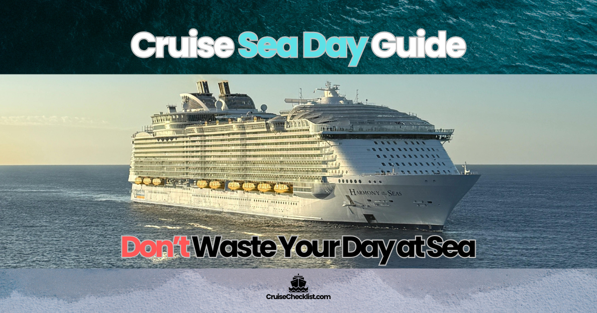 cruise sea day activities planning guide