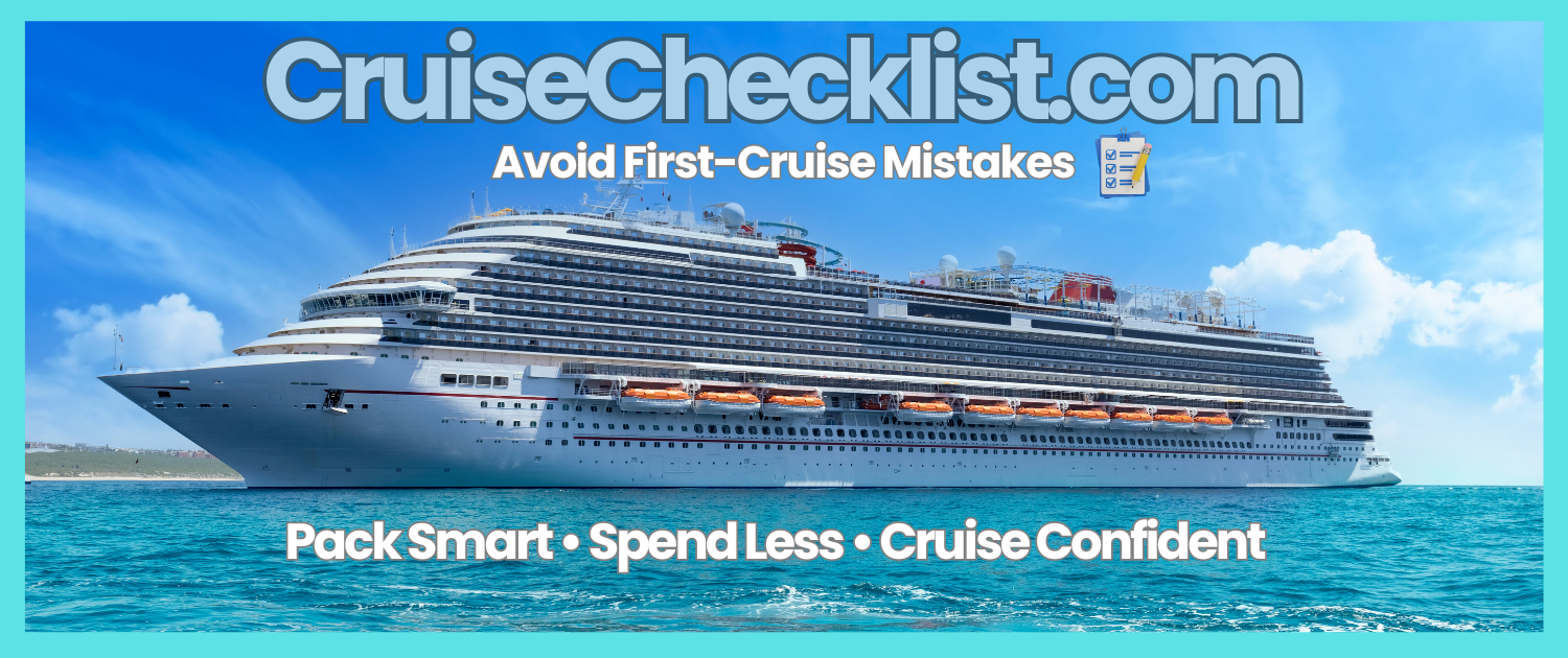 First time cruise checklist and planner to avoid common cruise mistakes